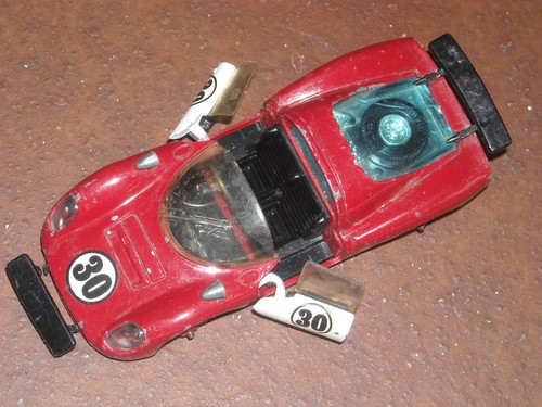 Vintage corgi 344 red - corgi, ferrari